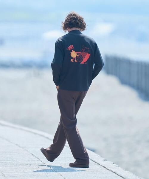 URBAN RESEARCH Sonny Label（アーバンリサーチサニーレーベル）の「OOPS×RYUAMBE 　モックネックロングTシャツ（Tシャツ/カットソー・メンズ・ブラック/オフホワイト/グリーン・X-LARGE/LARGE/MEDIUM）」の17枚目の写真