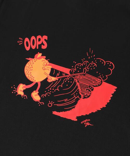 URBAN RESEARCH Sonny Label（アーバンリサーチサニーレーベル）の「OOPS×RYUAMBE 　モックネックロングTシャツ（Tシャツ/カットソー・メンズ・ブラック/オフホワイト/グリーン・X-LARGE/LARGE/MEDIUM）」の20枚目の写真