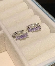 mul.（ムル）の「【456704】ビジューフープピアス/ペア（RZ）（ピアス（両耳用））」