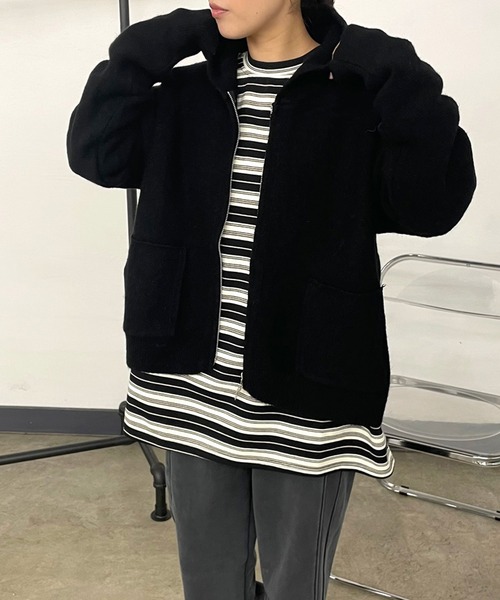 セール】ジップニットパーカー（パーカー）｜CRB（シーアールビー）の