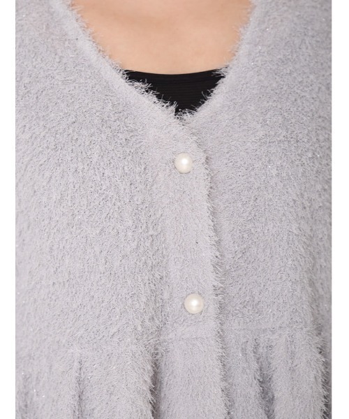 fifth(フィフス)の「Vネックシャギーペプラムトップス(Tシャツ/カットソー・レディース・ブラック/グレー・M)」の15枚目の写真