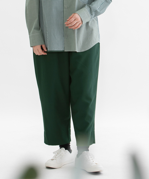 nop de nod(ノップドゥノッド)の「Pommeギャバパンツ(その他パンツ・レディース・ネイビー/ダークグレー/ブラック/ダークグリーン・M)」の13枚目の写真