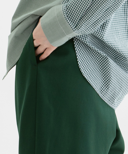 nop de nod(ノップドゥノッド)の「Pommeギャバパンツ(その他パンツ・レディース・ネイビー/ダークグレー/ブラック/ダークグリーン・M)」の16枚目の写真