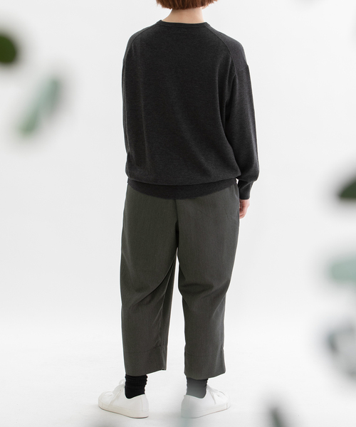nop de nod(ノップドゥノッド)の「Pommeギャバパンツ(その他パンツ・レディース・ネイビー/ダークグレー/ブラック/ダークグリーン・M)」の19枚目の写真