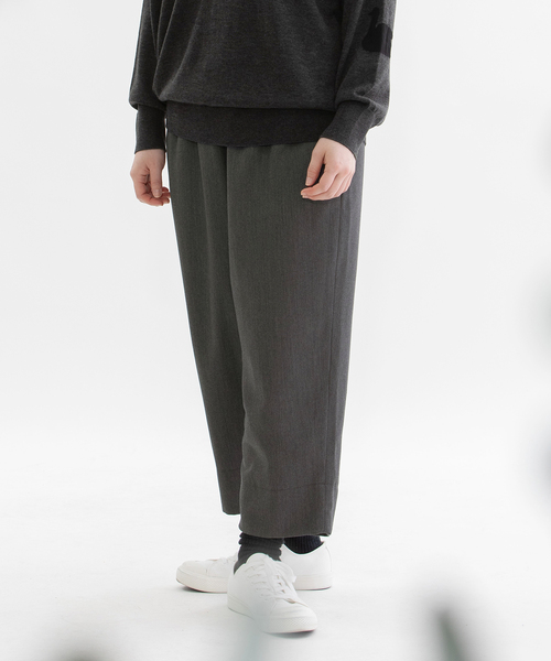 nop de nod(ノップドゥノッド)の「Pommeギャバパンツ(その他パンツ・レディース・ネイビー/ダークグレー/ブラック/ダークグリーン・M)」の20枚目の写真