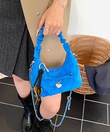 HOOK（フック）の「HOOK for girls　ハートチャーム付き 2WAYバッグ チェーンショルダー 韓国ガーリー（ハンドバッグ）」