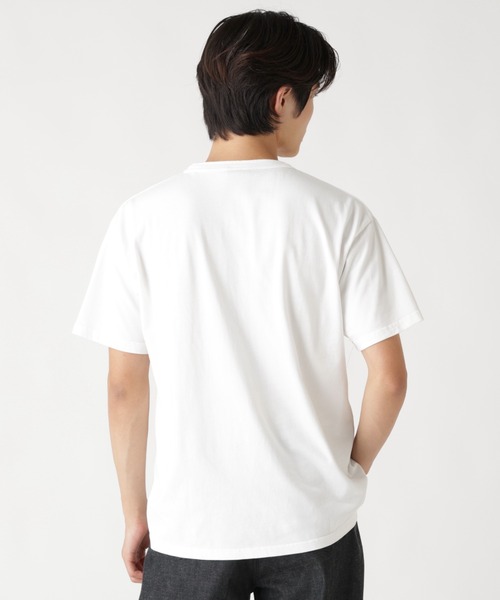 Alpha Industries(アルファインダストリーズ)の「Alpha Industries/アルファインダストリーズ/SNOW WASH SS HENLEY NECK T-SHIRT/スノーウォッシュ ヘンリーネック Tシャツ(Tシャツ/カットソー・メンズ・ネイビー/チャコール/ホワイト系2/オリーブ系/ブラック・2XL/L/M/S/XL)」の18枚目の写真