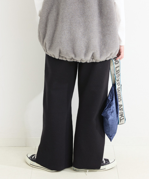 B.C STOCK（ベーセーストック）の「手洗い可 / スウェットライクパンツ（その他パンツ・レディース・チャコールグレー/ブラック・FREE）」の9枚目の写真