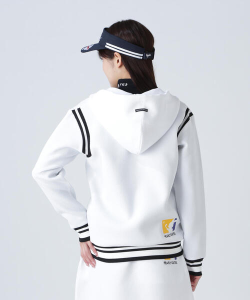 セール】【PEARLY GATES】Peダンボールワッフルフルジップフーディ