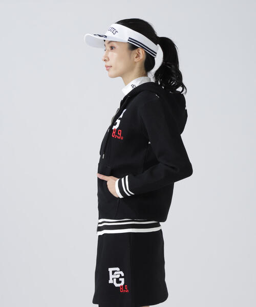 セール】【PEARLY GATES】Peダンボールワッフルフルジップフーディ