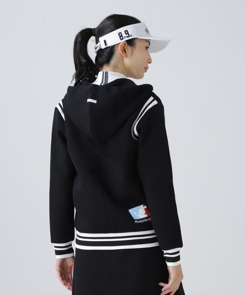 セール】【PEARLY GATES】Peダンボールワッフルフルジップフーディ