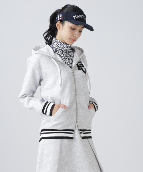 セール】【PEARLY GATES】Peダンボールワッフルフルジップフーディ