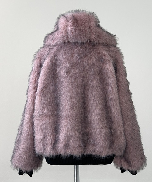 セール】2WAYリバーシブルフェイクファーブルゾン（ブルゾン