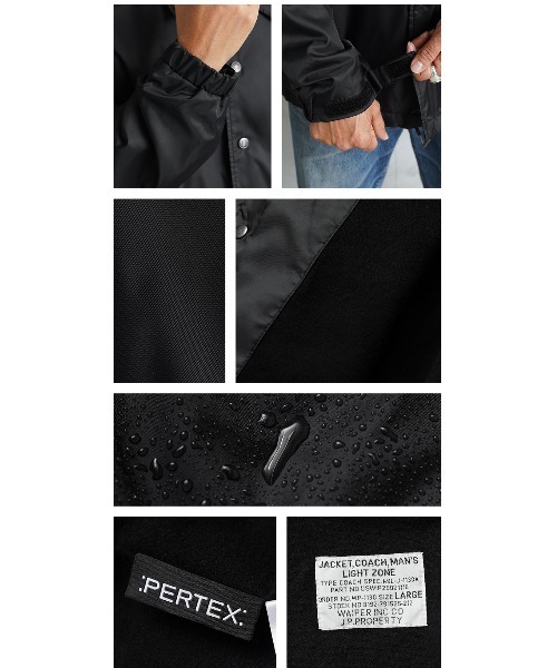 WAIPER.inc ミニマル コーチジャケット PERTEX UNLIMITED【WP1130