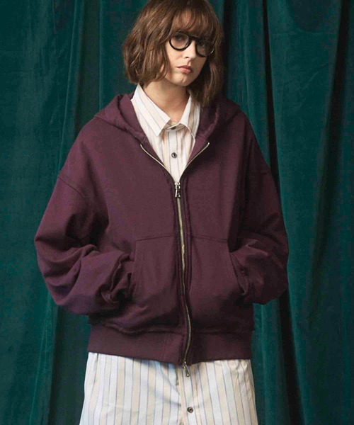 UNISEX》Prime-Over Gathered Hood Zip Parka/プライムオーバー