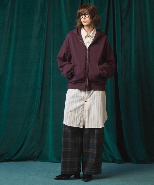 セール】《UNISEX》Prime-Over Gathered Hood Zip Parka/プライム