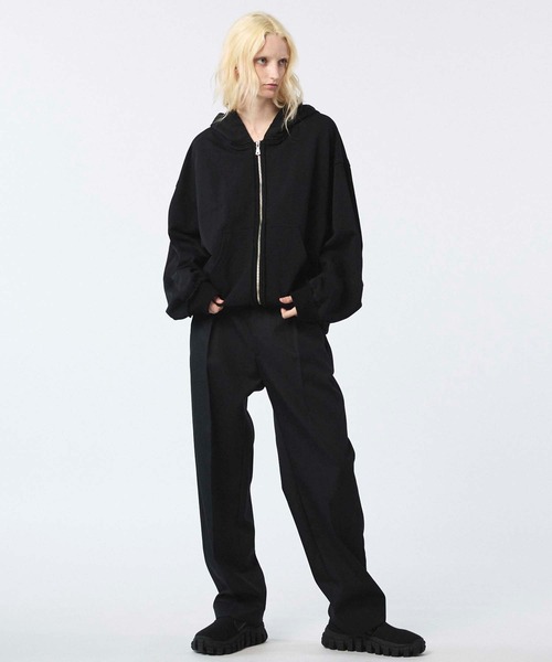 UNISEX》Prime-Over Gathered Hood Zip Parka/プライムオーバー