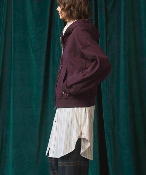 セール】《UNISEX》Prime-Over Gathered Hood Zip Parka/プライム セール】《UNISEX》Prime-Over Gathered Hood Zip Parka/プライム