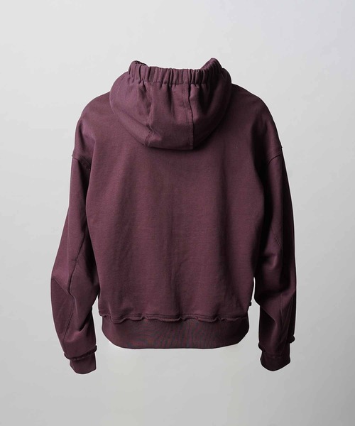 MAISON SPECIAL ネイビー フード付きジップアップパーカー MAISON SPECIAL（メゾンスペシャル）の「Zip Hoodie/ジップパーカー