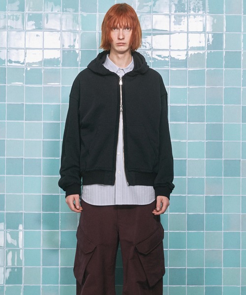 セール】《UNISEX》Prime-Over Gathered Hood Zip Parka/プライム