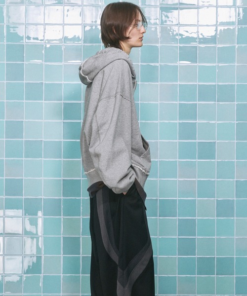 セール】《UNISEX》Prime-Over Gathered Hood Zip Parka/プライム