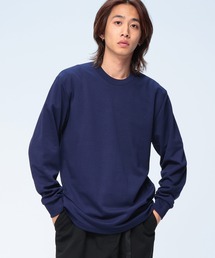S＆SONS (エスアンドサンズ) +DRY プレーティング 無地 長袖 Tシャツ
