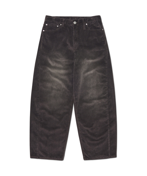 NOMANUAL(NOMANUAL)の「V.W CORDUROY PANTS - WASHED BROWN(その他パンツ・レディース・その他・SMALL/MEDIUM/LARGE)」の1枚目の写真