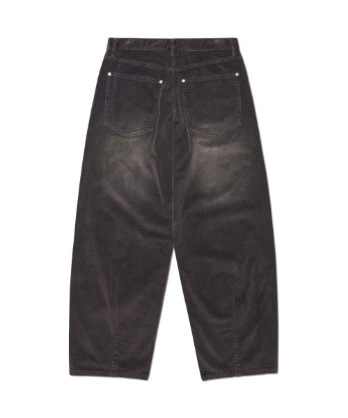 NOMANUAL(NOMANUAL)の「V.W CORDUROY PANTS - WASHED BROWN(その他パンツ・レディース・その他・SMALL/MEDIUM/LARGE)」の2枚目の写真