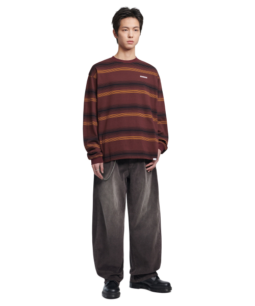 NOMANUAL(NOMANUAL)の「V.W CORDUROY PANTS - WASHED BROWN(その他パンツ・レディース・その他・SMALL/MEDIUM/LARGE)」の3枚目の写真