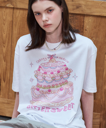 CPGN STUDIO（コンパーニョ）の「DTP Cherry Cake Short Sleeve Tee White（Tシャツ/カットソー）」