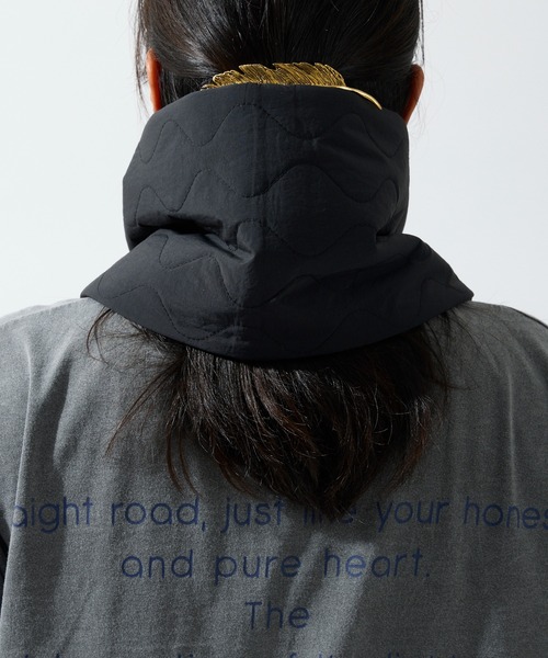 PENDLETON（ペンドルトン）の「【 PENDLETON / ペンドルトン 】キルティング中綿マフラー（マフラー・レディース・ブラック/オリーブ・FREE）」の9枚目の写真