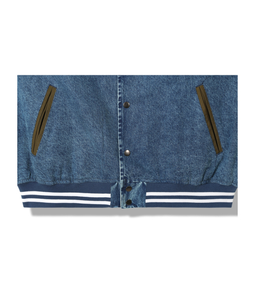 GUBIN(グビン)の「オーバーパッチデニムバスティジャケット - カーキ(スタジャン・レディース・その他・MEDIUM/LARGE)」の4枚目の写真