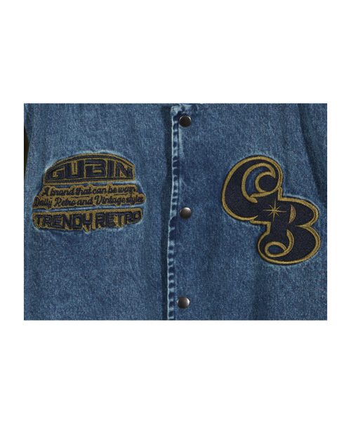 GUBIN(グビン)の「オーバーパッチデニムバスティジャケット - カーキ(スタジャン・レディース・その他・MEDIUM/LARGE)」の6枚目の写真