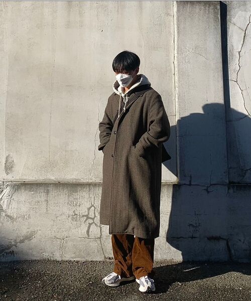 MUSINSA STANDARD（ムシンサスタンダード）の「ワンタックワイドコーデュロイバンディングパンツ[ブラウン]（その他パンツ・メンズ・その他・36/34/32/30/26/28/40/38/42）」の8枚目の写真