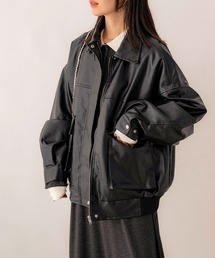 NOAHL（ノアル）の「【NOAHL】3wayフェイクレザージャケット（ブルゾン）」