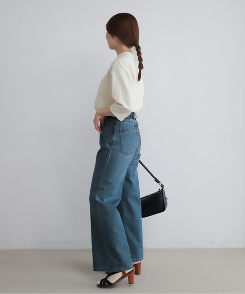 NOMBRE IMPAIR（ノンブルアンペール）の「【予約】リトルリーフJQ　カットコンビP/O（Tシャツ/カットソー・レディース・キナリ・FREE）」の9枚目の写真