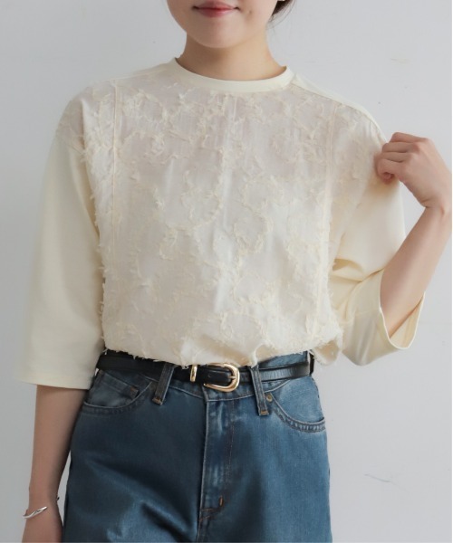 NOMBRE IMPAIR（ノンブルアンペール）の「【予約】リトルリーフJQ　カットコンビP/O（Tシャツ/カットソー・レディース・キナリ・FREE）」の11枚目の写真