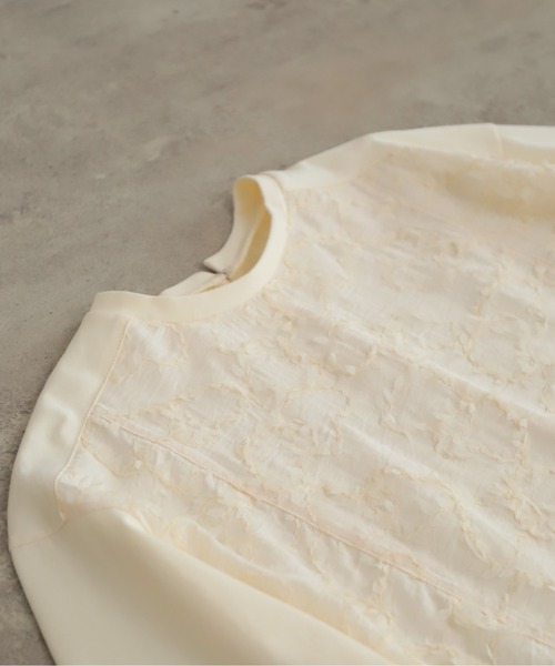 NOMBRE IMPAIR（ノンブルアンペール）の「【予約】リトルリーフJQ　カットコンビP/O（Tシャツ/カットソー・レディース・キナリ・FREE）」の18枚目の写真