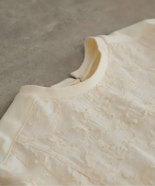 NOMBRE IMPAIR（ノンブルアンペール）の「【予約】リトルリーフJQ　カットコンビP/O（Tシャツ/カットソー・レディース・キナリ・FREE）」の19枚目の写真