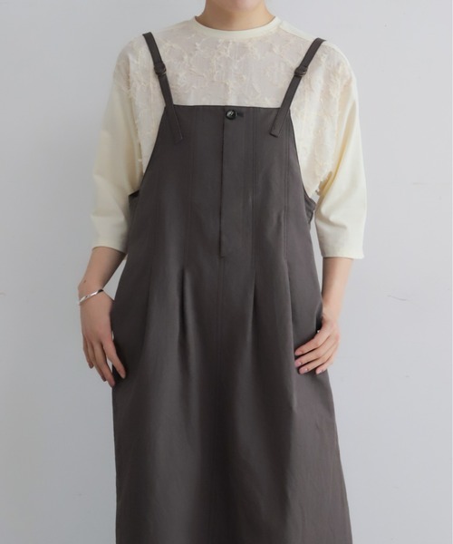 NOMBRE IMPAIR（ノンブルアンペール）の「【予約】リトルリーフJQ　カットコンビP/O（Tシャツ/カットソー・レディース・キナリ・FREE）」の15枚目の写真