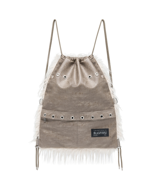 BLACKPURPLE(ブラックパープル)の「ラッキーヴルフバッグ Lucky Wolf Bag_ ブラウン(バックパック/リュック・レディース・ブラウン・FREE)」の1枚目の写真