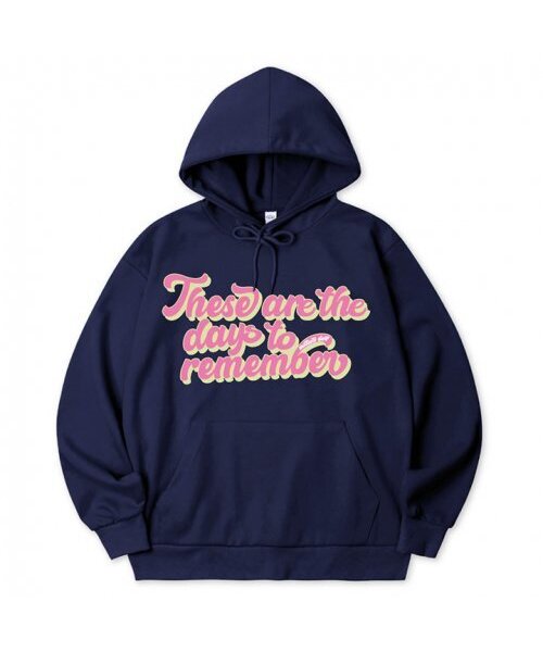 MILLION DAY（ミリオンデイ）の「MILLION CHEWY HOODIE（パーカー・レディース・ネイビー/アイボリー・LARGE/X-LARGE）」の3枚目の写真