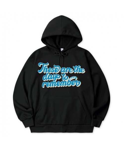 MILLION DAY（ミリオンデイ）の「MILLION CHEWY HOODIE（パーカー・レディース・ネイビー/アイボリー・LARGE/X-LARGE）」の4枚目の写真