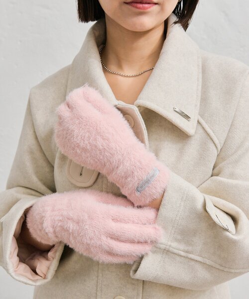 タグ付きニットグローブ（手袋）｜mystic（ミスティック）の