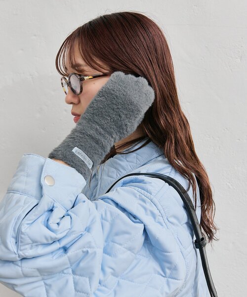 タグ付きニットグローブ（手袋）｜mystic（ミスティック）の