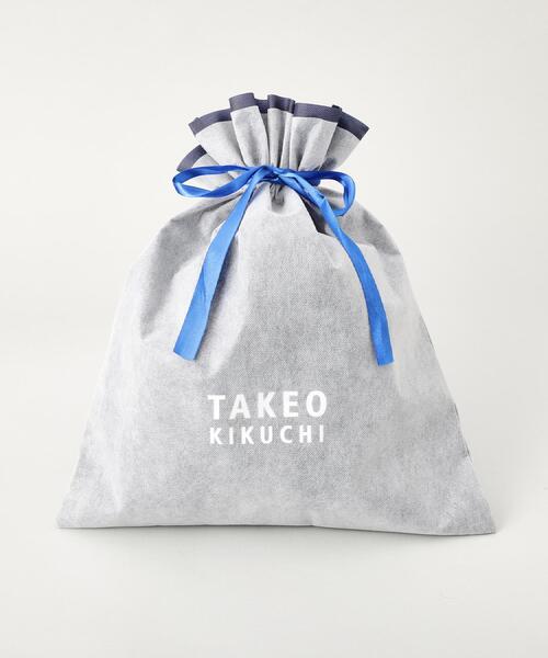 TAKEO KIKUCHI（タケオキクチ）の「【ラッピング巾着セット】カシミヤブレンド リバーシブルマフラー（マフラー・メンズ・ライトブルー/ブラック/ネイビー/モスグリーン/ボルドー・00）」の14枚目の写真