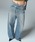 X-girl�i�G�b�N�X�K�[���j�́uASYMMETRIC WAIST BARREL LEG DENIM PANTS�i�f�j���p���c�j�v�b���C�g�C���f�B�S�u���[