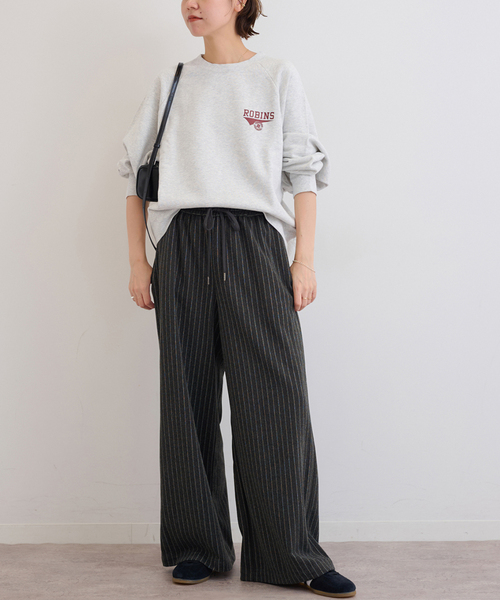 JOURNAL STANDARD relume(ジャーナルスタンダード レリューム)の「《追加》圧縮起毛イージーパンツ(その他パンツ・レディース・チャコールグレー/ブラックミックス/ブラウン/ライトグレー・38/36)」の5枚目の写真