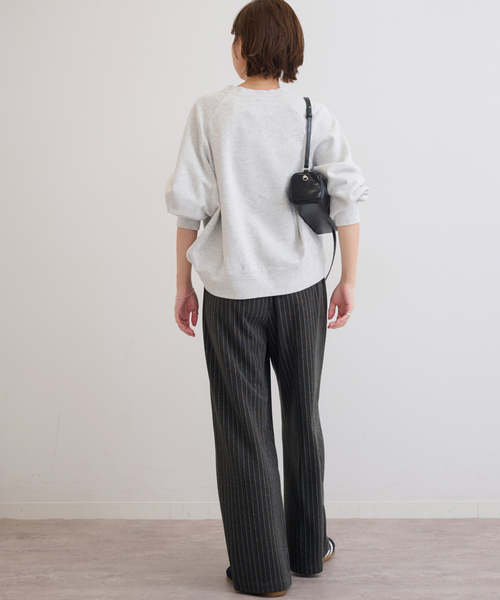 JOURNAL STANDARD relume(ジャーナルスタンダード レリューム)の「《追加》圧縮起毛イージーパンツ(その他パンツ・レディース・チャコールグレー/ブラックミックス/ブラウン/ライトグレー・38/36)」の7枚目の写真