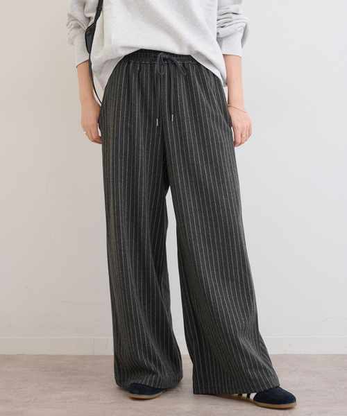 JOURNAL STANDARD relume(ジャーナルスタンダード レリューム)の「《追加》圧縮起毛イージーパンツ(その他パンツ・レディース・チャコールグレー/ブラックミックス/ブラウン/ライトグレー・38/36)」の8枚目の写真
